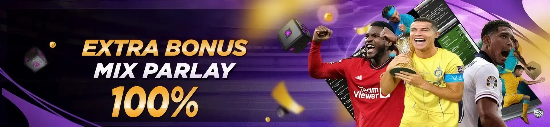 Bonus Mix Parlay 100%